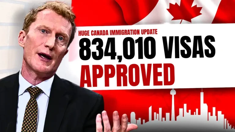 Canada Approves 834,010 Temporary Resident Applications