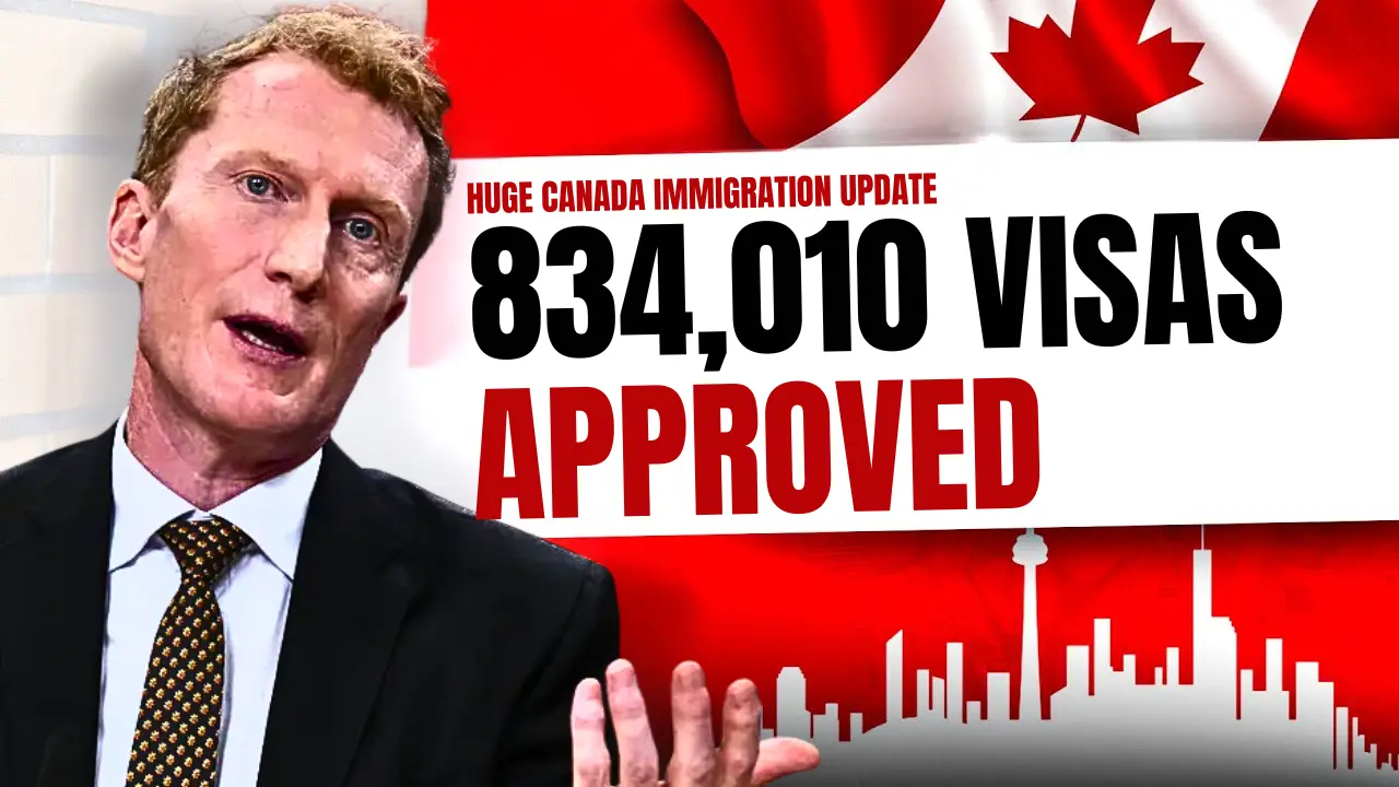 Canada Approves 834,010 Temporary Resident Applications